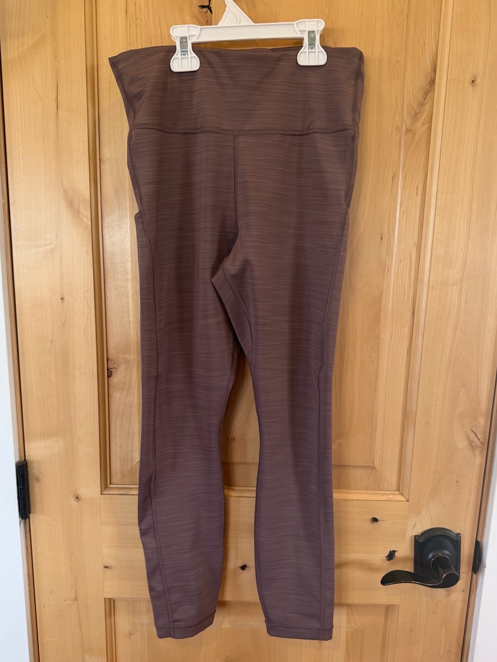 Athleta Mauve Brown High-Rise Leggings 7/8